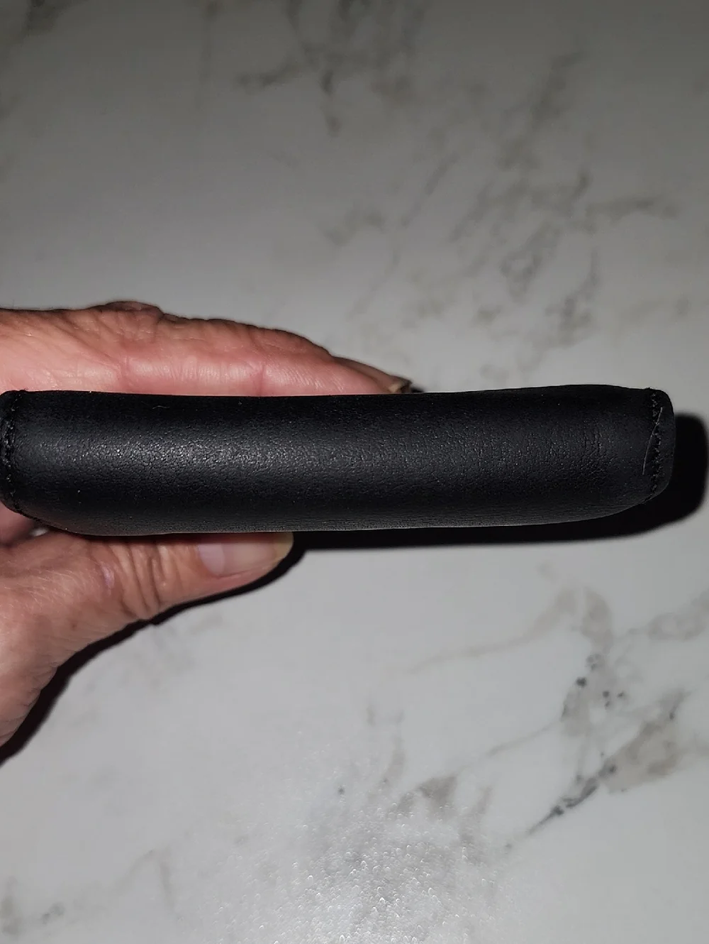 TUMI Delta Global Double Billfold Black Leather Wallet